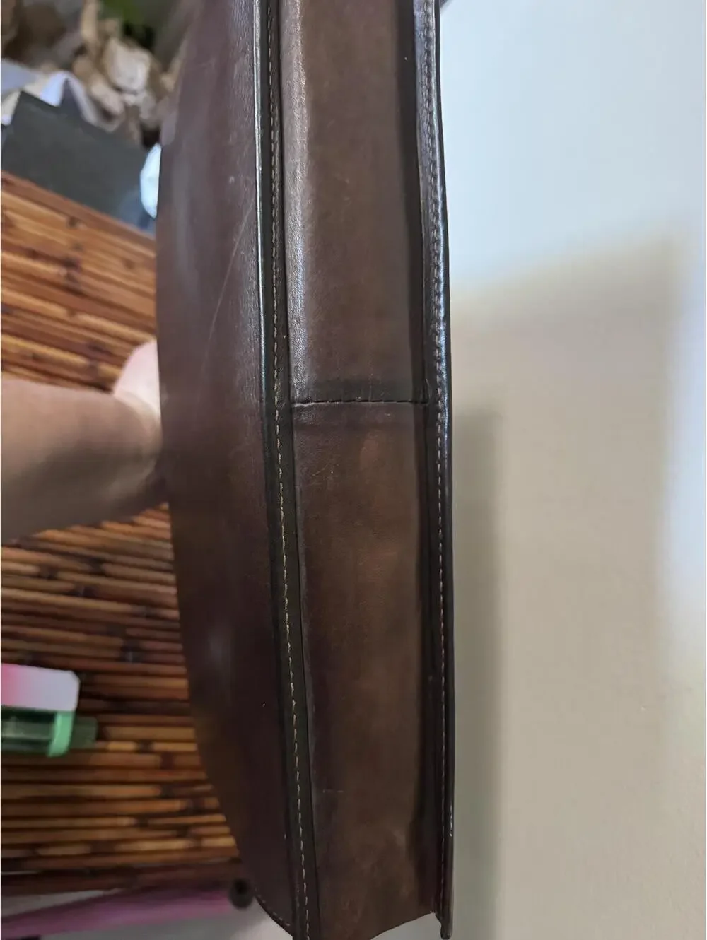 Vintage Hartwick Steerhide Leather Briefcase Made in Canada Attache